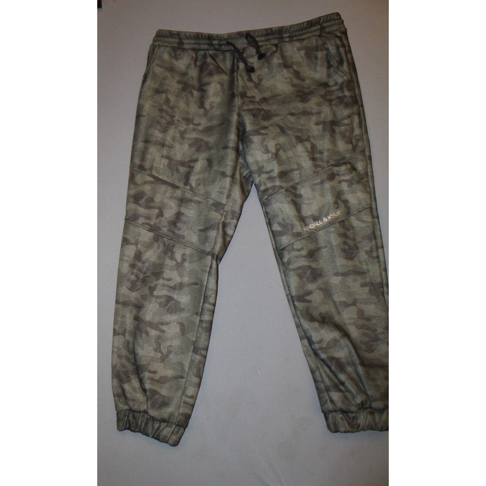 Kendall And Kylie Jogging Pants Camouflage sweatpants elastic ankles 3x